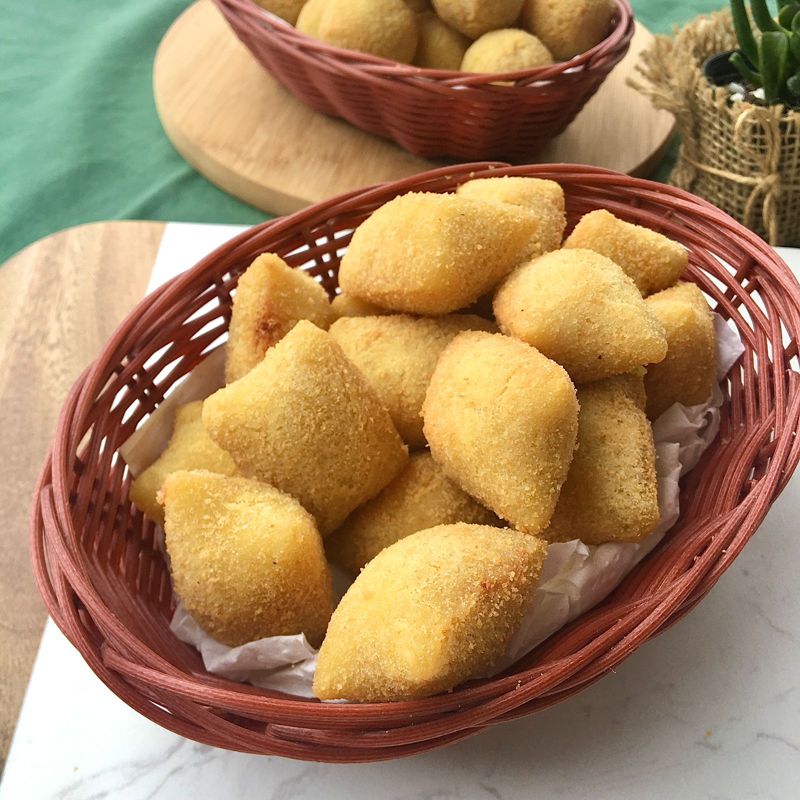 Risoles de presunto e queijo